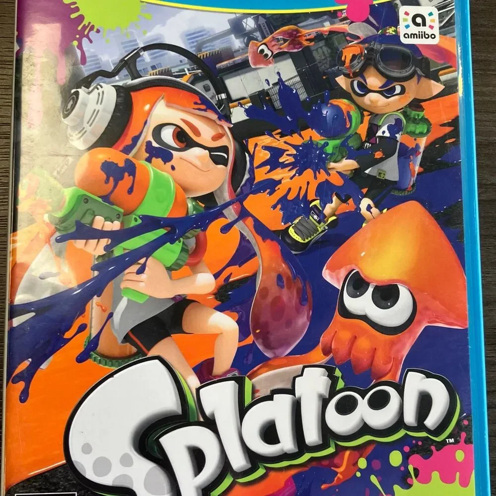 Splatoon (Nintendo Wii U, 2015) Complete Tested CIB